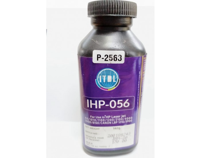 ITDL LASER TONER POWDER 12A FOR HP CANON (IHP-056) 140GM M1005 / 2900B / 3010 / 1020